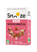 Granola Baies de Goji & Graines de Chia bio - 300g - SNOOZE - Good marché