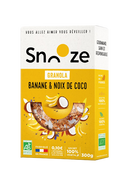 Granola Banane & Noix de Coco bio - 300g - SNOOZE - Good marché