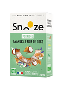 Porridge Amandes & Noix de Coco bio - 300g - SNOOZE - Good marché