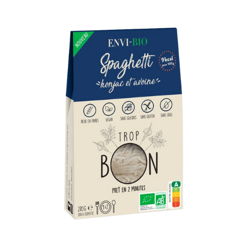 Spaghetti de konjac et d'avoine bio - 270 g - ENVI-BIO - Good marché