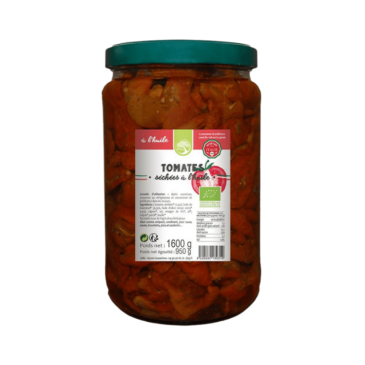 Tomates séchées à l'huile bio - 1,6kg - PHILIA - Good marché