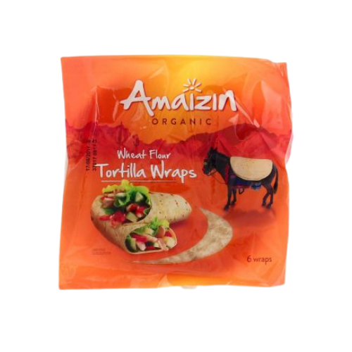 Tortilla de blé wrap x6 bio - 240g - AMAIZIN' - Good marché