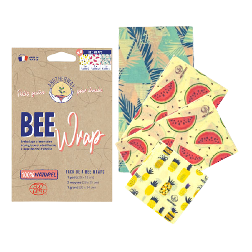 Bee wrap - Lot de 4 - ANOTHERWAY - Good marché