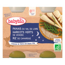 Petits pots bonne nuit panais haricots verts et riz bio - 2 x 200g - Babybio - Good marché