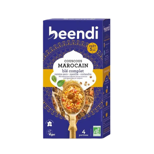 Couscous Marocain Blé Complet Épices bio - 250g
 - Beendi - Good marché