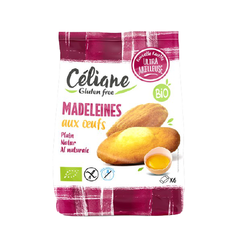 Madeleines aux oeufs bio - 180g - CÉLIANE - Good marché