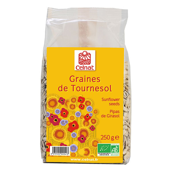 Graines de tournesol bio - 250g - CELNAT - Good marché