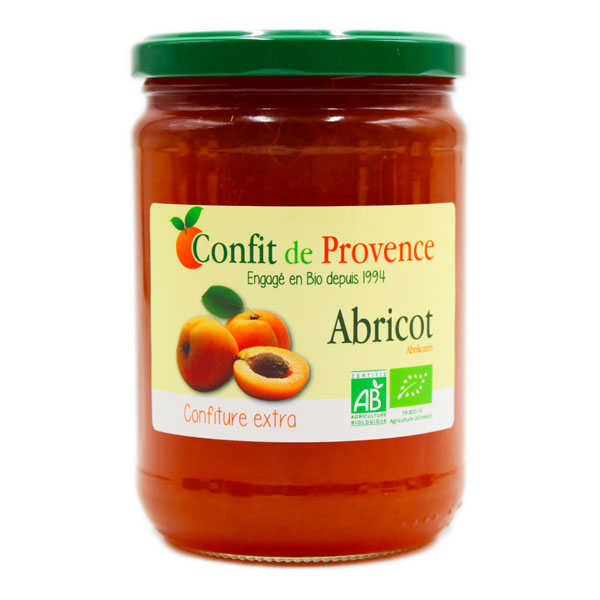 Confiture extra d'abricot bio - 650g - CONFIT DE PROVENCE - Good marché