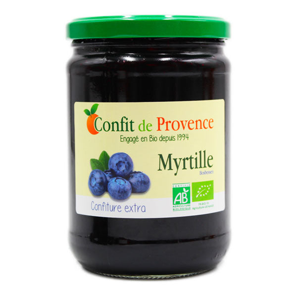 Confiture extra de myrtille bio - 650g - CONFIT DE PROVENCE - Good marché