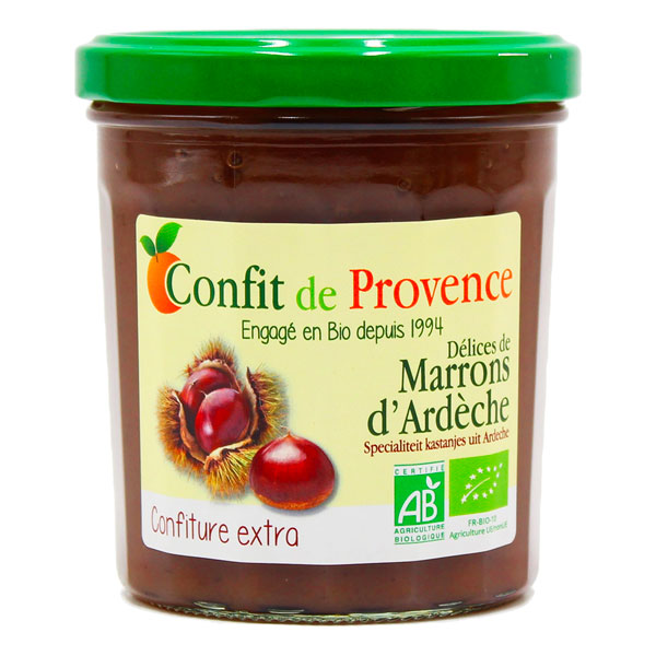 Délices de marrons d'ardèche bio - 370g - CONFIT DE PROVENCE - Good marché