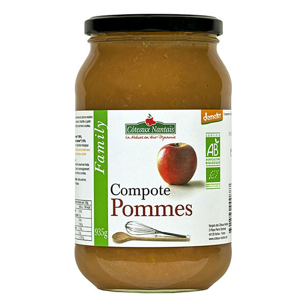 Compote de pommes bio - 935g - CÔTEAUX NANTAIS - Good marché