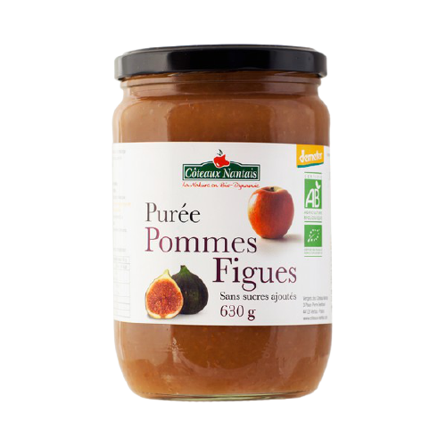 Purée de pommes figues bio - 630g - CÔTEAUX NANTAIS - Good marché