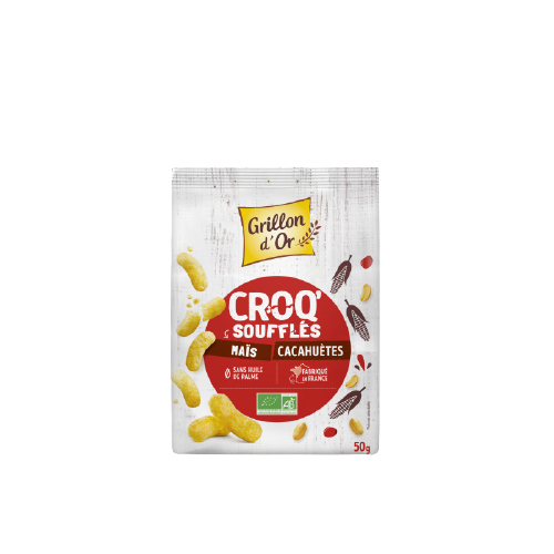 Croq'cacahuète apéréco bio - 50g - GRILLON D'OR - Good marché