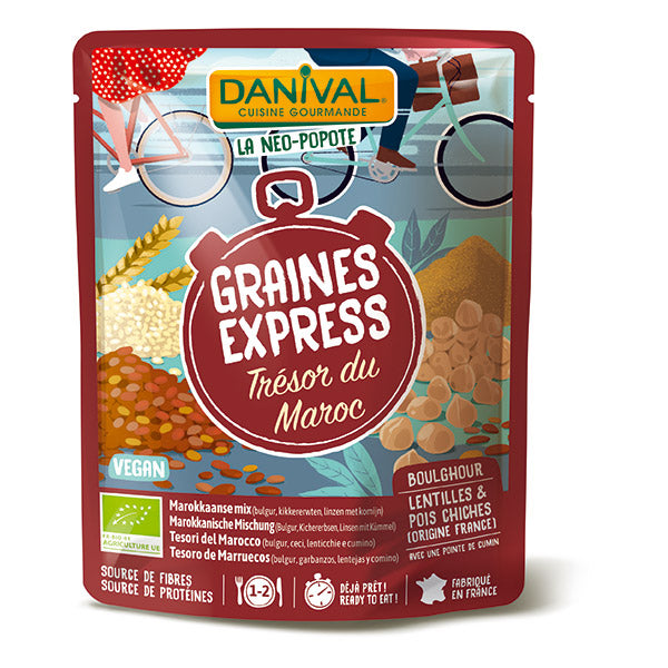 Graines express trésor du maroc bio - 250g - DANIVAL - Good marché