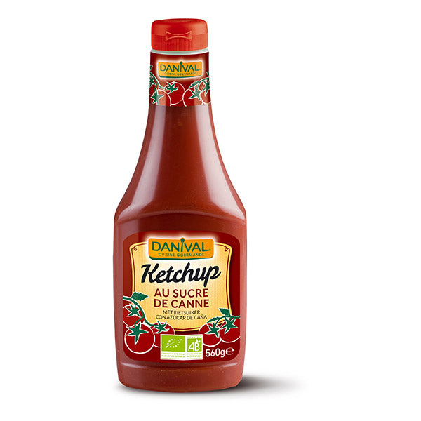 Ketchup au sucre de canne bio - 560g - DANIVAL - Good marché