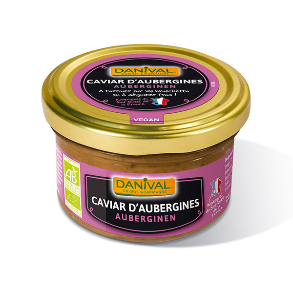 Caviar d'aubergines bio - 100g - DANIVAL - Good marché