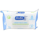 Lingettes à l'eau fibres biodégradables bio - 70 lingettes - DODIE - Good marché