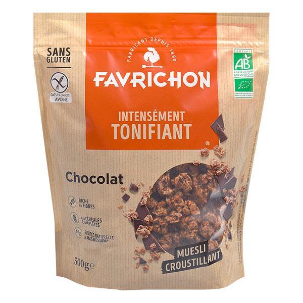 Müesli croustillant chocolat bio - 500g - FAVRICHON - Good marché