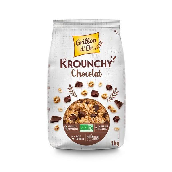 Krounchy chocolat bio - 1kg - GRILLON D'OR - Good marché