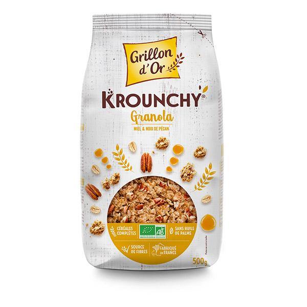 Krounchy granola bio - 500g - GRILLON D'OR - Good marché