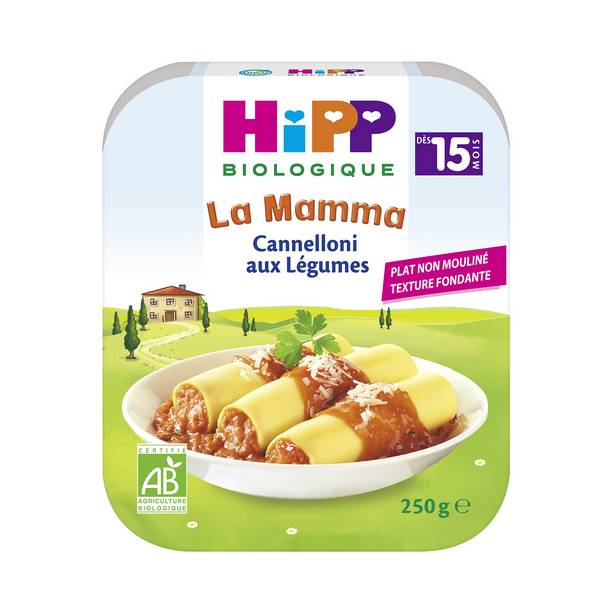 cannelloni aux légumes - 250gr - HIPP - Good marché 