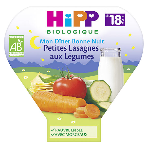 lasagnes aux légumes - 260gr - HIPP - Good marché 