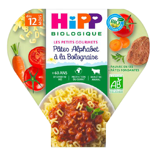 Assiette de pâtes alphabet - 230g - HIPP - Good marché