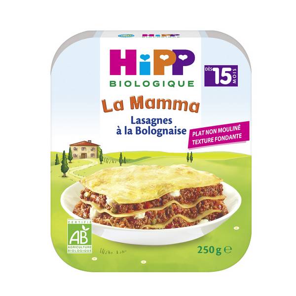 Lasagnes à la bolognaise - 250gr - HIPP - Good marché 