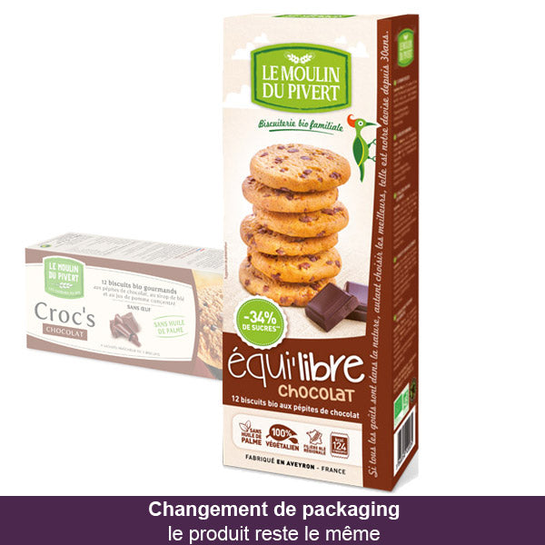 Équi'libre chocolat bio - 150g - MOULIN DU PIVERT - Good marché