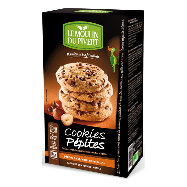 Cookies pépites bio - 175g - MOULIN DU PIVERT - Good marché