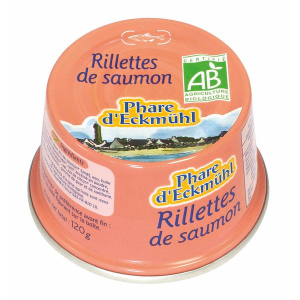 Rillettes de saumon ab bio - 120g - PHARE D'ECKMÜHL - Good marché