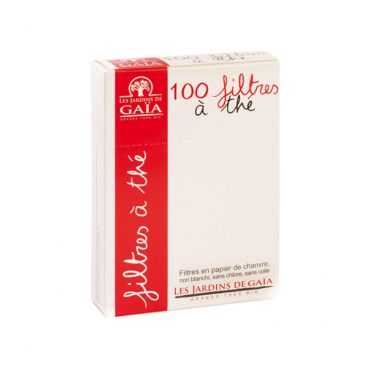 Filtres à thé papier bio - x 100 - LES JARDINS DE GAIA - Good marché