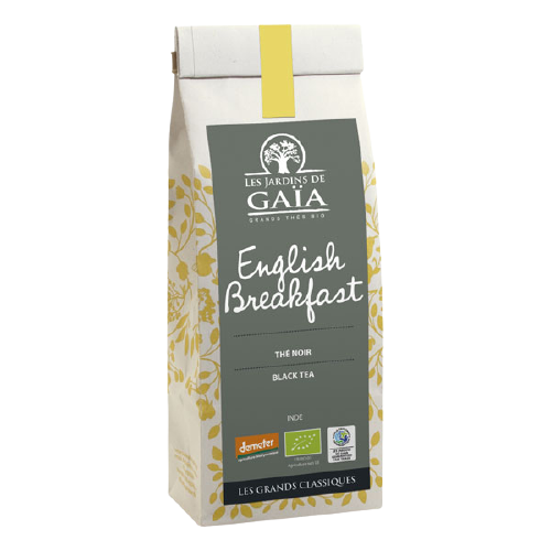 Mélange de thé noir english breakfast bio - 100g - LES JARDINS DE GAIA - Good marché