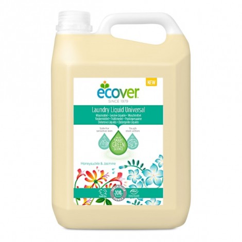 Lessive liquide universelle chèvrefeuille et jasmin bio - 5L - ECOVER - Good marché
