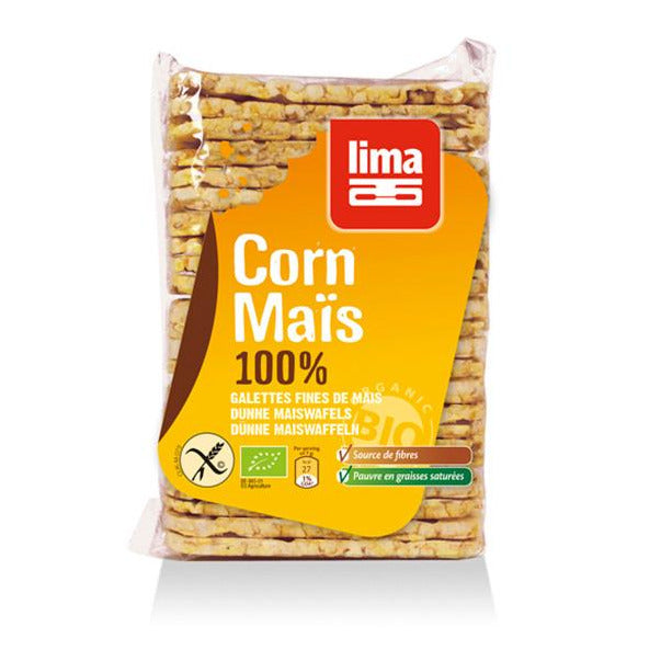Galettes fines 100 % maïs bio - 140g - LIMA - Good marché