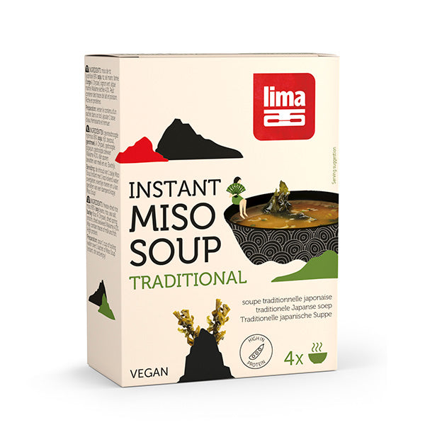 Instant miso soup bio - 4 x 10g - LIMA - Good marché
