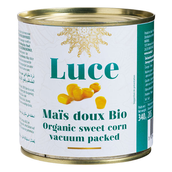 Maïs doux en grains bio - 340g - LUCE - Good marché