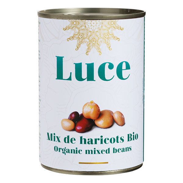 Mix de 4 haricots bio - 400g - LUCE - Good marché