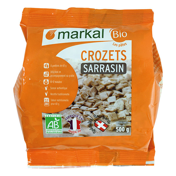 Crozet au sarrasin bio - 500g - MARKAL - Good marché
