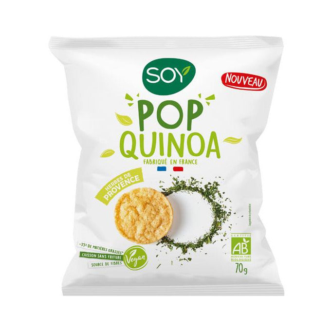 Pop quinoa herbes de provence bio - 70g - SOY - Good marché