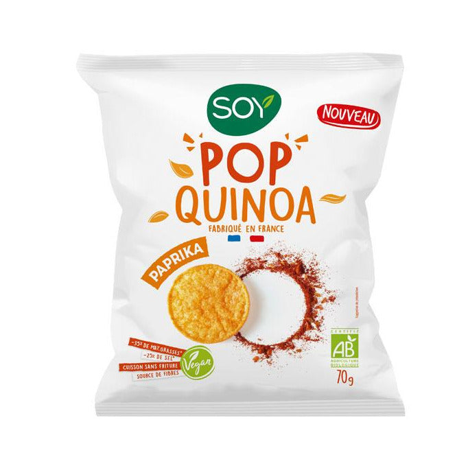 Pop quinoa paprika bio - 70g - SOY - Good marché