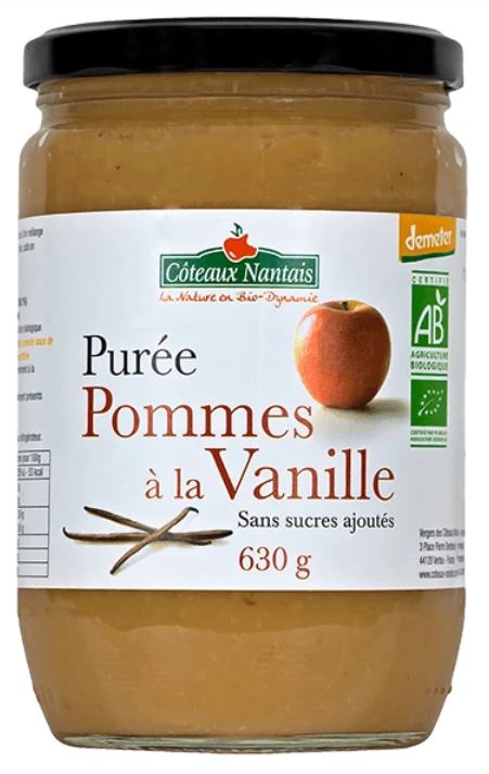 Purée pommes vanille - 630gr - Côteaux Nantais - Good marché