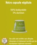 Café arthur n°4 charpente brésil mexique tanzanie bio - 15 capsules - TERRAMOKA - Good marché