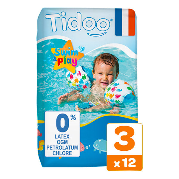 Couches de bain t3 bio - 12 couches - TIDOO - Good marché